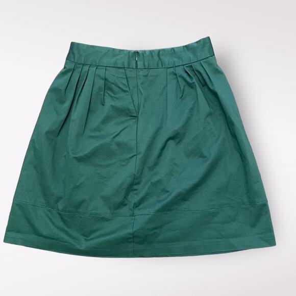 Tie Waist Mini Skirt Womens Medium Green Boho Business casual - Picture 5 of 6
